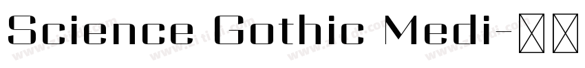 Science Gothic Medi字体转换 Science Gothic Medi字体转换
